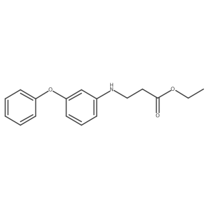Ethyl 3-(3-phenoxyanilino)propanoate Structure