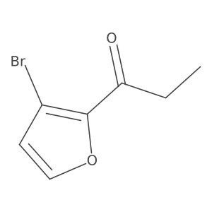 1-(3-Bromofuran-2-yl)propan-1-one Structure