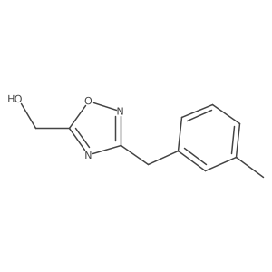 (3-(3-Methylbenzyl)-1,2,4-oxadiazol-5-yl)methanol Structure