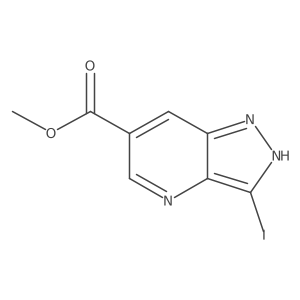 methyl 3-iodo-1H-pyrazolo[4,3-b]pyridine-6-carboxylate Structure
