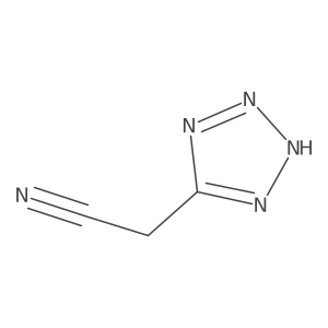 2-(1H-1,2,3,4-Tetrazol-5-YL)acetonitrile结构式
