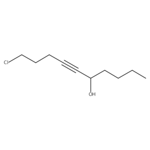 6-Decyn-5-ol, 10-chloro- Structure