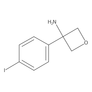 3-(4-Iodophenyl)oxetan-3-amine Structure