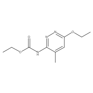 Ethyl (6-ethoxy-4-methylpyridazin-3-yl)carbamate Structure