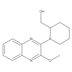(1-(3-Methoxyquinoxalin-2-yl)piperidin-2-yl)methanol结构式