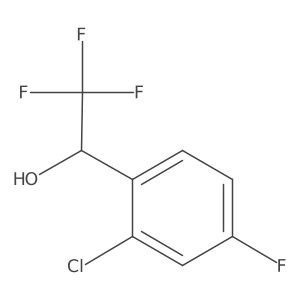 1-(2-Chloro-4-fluorophenyl)-2,2,2-trifluoroethanol结构式