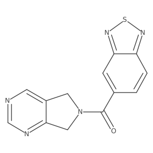 benzo[c][1,2,5]thiadiazol-5-yl(5H-pyrrolo[3,4-d]pyrimidin-6(7H)-yl)methanone Structure