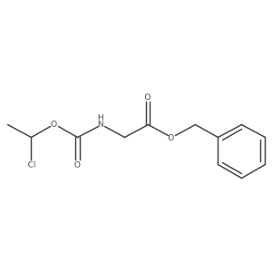 Benzyl 2-((1-chloroethoxy)carbonylamino)acetate结构式