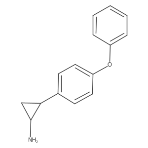 2-(4-Phenoxyphenyl)cyclopropan-1-amine Structure