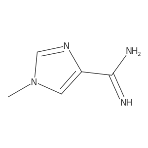 1-methyl-1H-imidazole-4-carboximidamide Structure