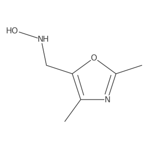 N-[(2,4-dimethyl-1,3-oxazol-5-yl)methyl]hydroxylamine结构式