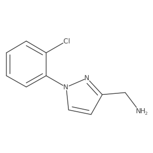(1-(2-Chlorophenyl)-1h-pyrazol-3-yl)methanamine Structure