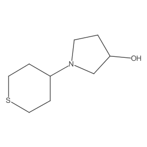 1-(Thian-4-yl)pyrrolidin-3-ol Structure