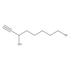 8-Bromooct-1-yn-3-ol结构式