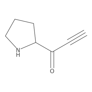 1-(Pyrrolidin-2-yl)prop-2-yn-1-one Structure