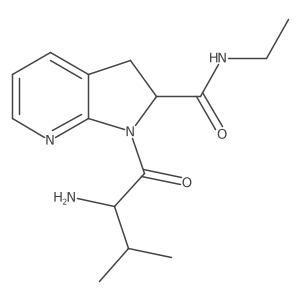 1-((S)-2-amino-3-methylbutanoyl)-N-ethyl-2,3-dihydro-1H-pyrrolo[2,3-b]pyridine-2-carboxamide结构式