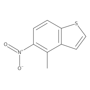 4-Methyl-5-nitrobenzo[b]thiophene结构式