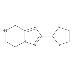 2-(Oxolan-2-yl)-4H,5H,6H,7H-pyrazolo[1,5-a]pyrazine结构式