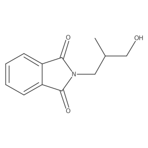 (R)-2-(3-Hydroxy-2-methylpropyl)isoindoline-1,3-dione Structure