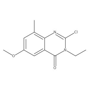 2-Chloro-3-ethyl-6-methoxy-8-methylquinazolin-4(3H)-one Structure