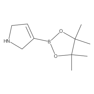 3-(Tetramethyl-1,3,2-dioxaborolan-2-YL)-2,5-dihydro-1H-pyrrole Structure