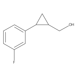 ((1S,2S)-2-(3-Fluorophenyl)cyclopropyl)methanol Structure