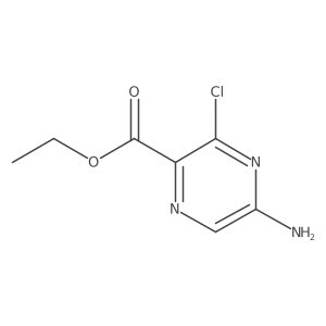 Ethyl 5-amino-3-chloropyrazine-2-carboxylate Structure