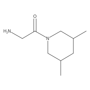2-Amino-1-(3,5-dimethyl-piperidin-1-yl)-ethanone结构式