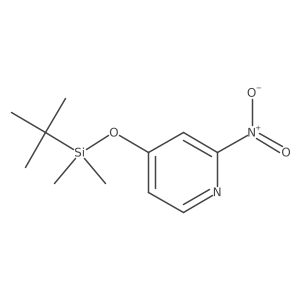 4-((tert-Butyldimethylsilyl)oxy)-2-nitropyridine结构式