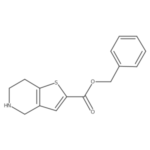 O=C(OCc1ccccc1)c1cc2c(s1)CCNC2结构式