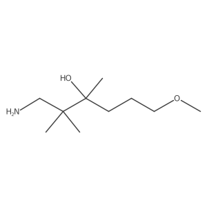 1-Amino-6-methoxy-2,2,3-trimethylhexan-3-ol Structure