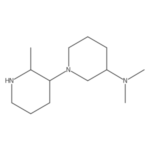 N,N-dimethyl-1-(2-methylpiperidin-3-yl)piperidin-3-amine Structure