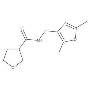 N-[(2,5-dimethylfuran-3-yl)methyl]oxolane-3-carboxamide Structure