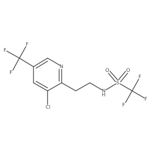 N-{2-[3-chloro-5-(trifluoromethyl)pyridin-2-yl]ethyl}-1,1,1-trifluoromethanesulfonamide Structure