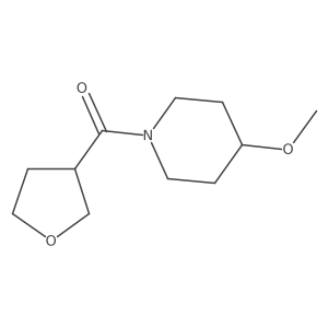 4-Methoxy-1-(oxolane-3-carbonyl)piperidine结构式