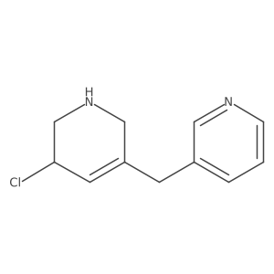 3-[(5-Chloro-1,2,5,6-tetrahydropyridin-3-yl)methyl]pyridine Structure