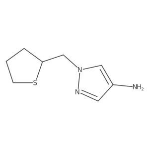 1-[(thiolan-2-yl)methyl]-1H-pyrazol-4-amine Structure