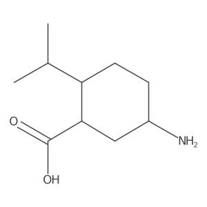 5-Amino-2-(propan-2-yl)cyclohexane-1-carboxylic acid Structure