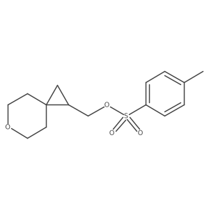 {6-Oxaspiro[2.5]octan-1-yl}methyl 4-methylbenzene-1-sulfonate结构式