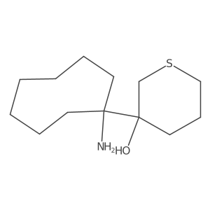 3-(1-Aminocyclooctyl)thian-3-ol Structure