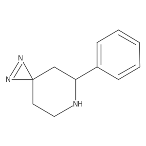 5-Phenyl-1,2,6-triazaspiro[2.5]oct-1-ene结构式