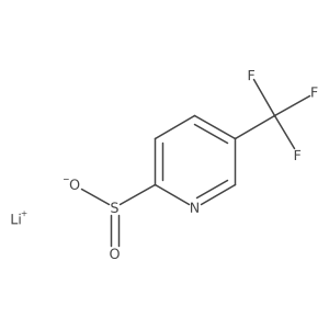 Lithium 5-(trifluoromethyl)pyridine-2-sulfinate Structure