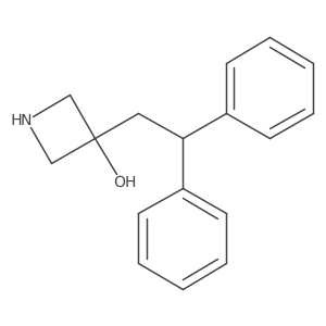 3-(2,2-Diphenylethyl)azetidin-3-ol Structure
