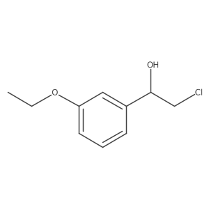 2-Chloro-1-(3-ethoxyphenyl)ethan-1-ol Structure