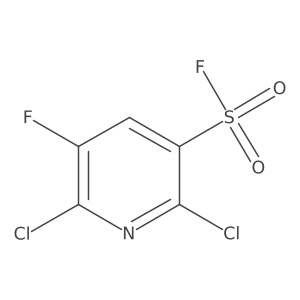 2,6-Dichloro-5-fluoropyridine-3-sulfonyl fluoride结构式