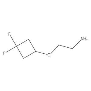 2-(3,3-Difluorocyclobutoxy)ethan-1-amine结构式