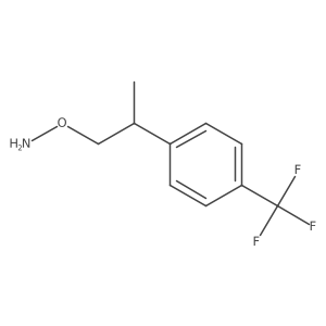 O-{2-[4-(trifluoromethyl)phenyl]propyl}hydroxylamine结构式