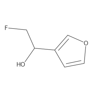 2-Fluoro-1-(furan-3-yl)ethan-1-ol Structure