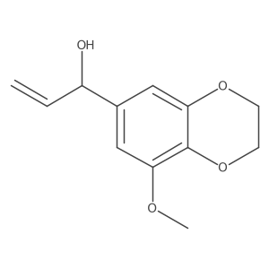 1-(8-Methoxy-2,3-dihydro-1,4-benzodioxin-6-yl)prop-2-en-1-ol Structure