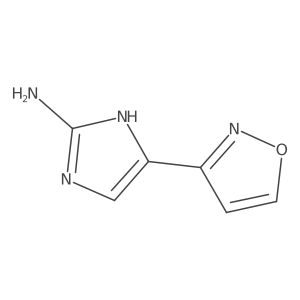 5-(1,2-oxazol-3-yl)-1H-imidazol-2-amine结构式